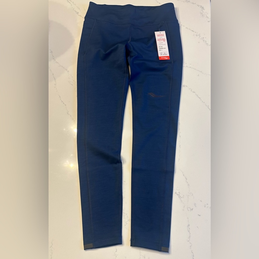 Blue Saucony Leggings NWT